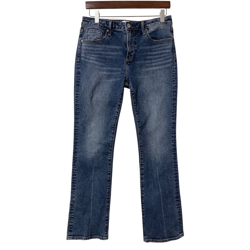 Driftwood Kelly Straight Leg Jeans Size 28 Blue Medium‎ Wash Denim Boho Western